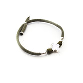 TREVI - silver cross bracelet 10mm